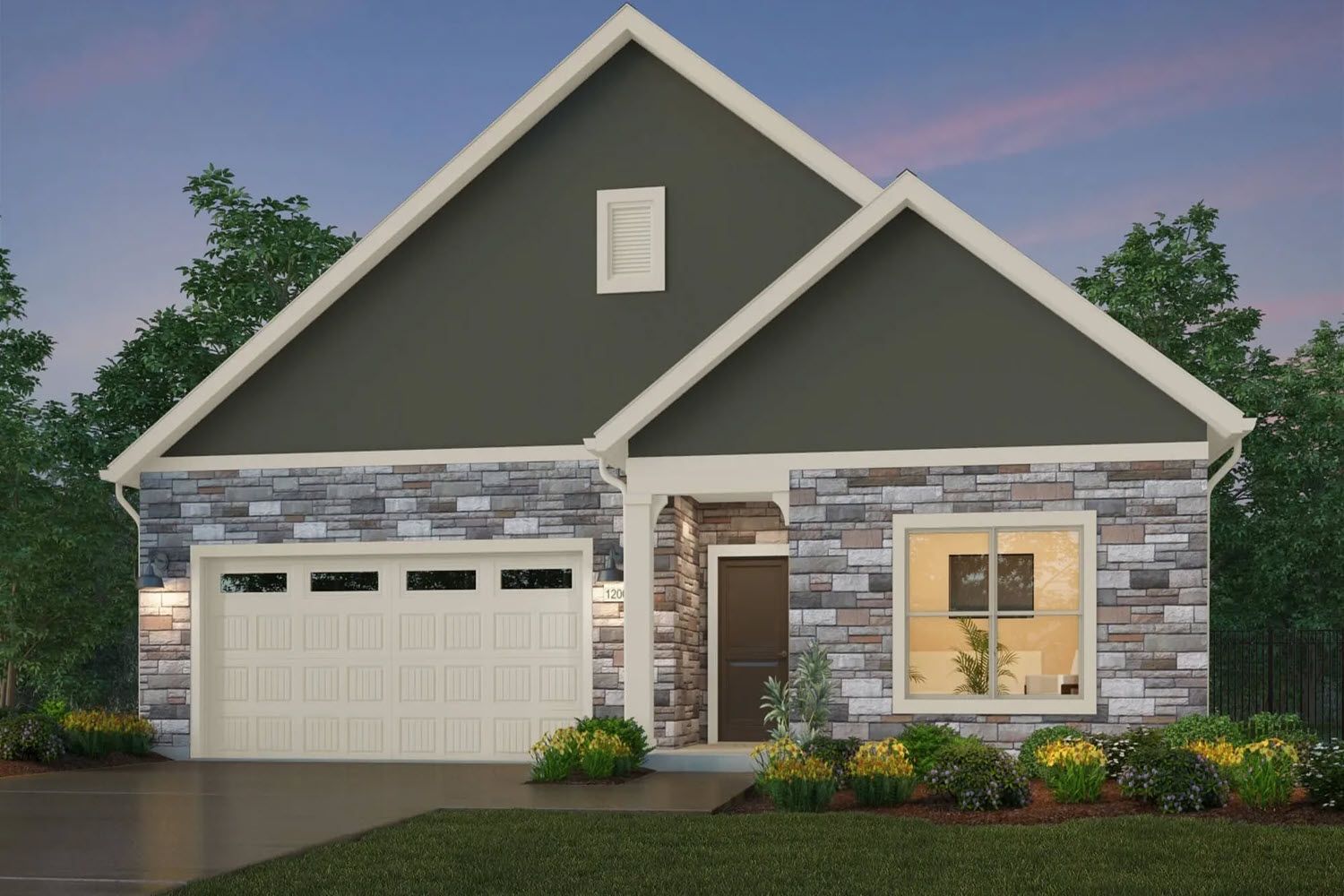 Capri IV Plan at The Courtyards at Lupton Village in Fort Lupton, CO by