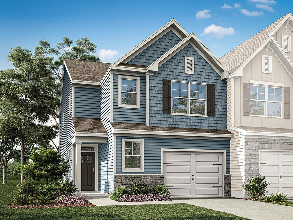 Blythe Mill Townhomes por Eastwood Homes en Charlotte North Carolina