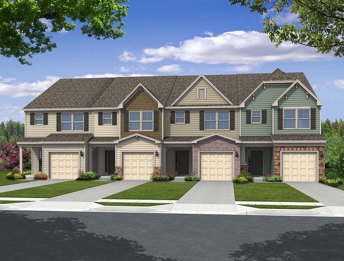 Durham - Fairview Village Townhomes: Simpsonville, South Carolina - Eastwood Homes