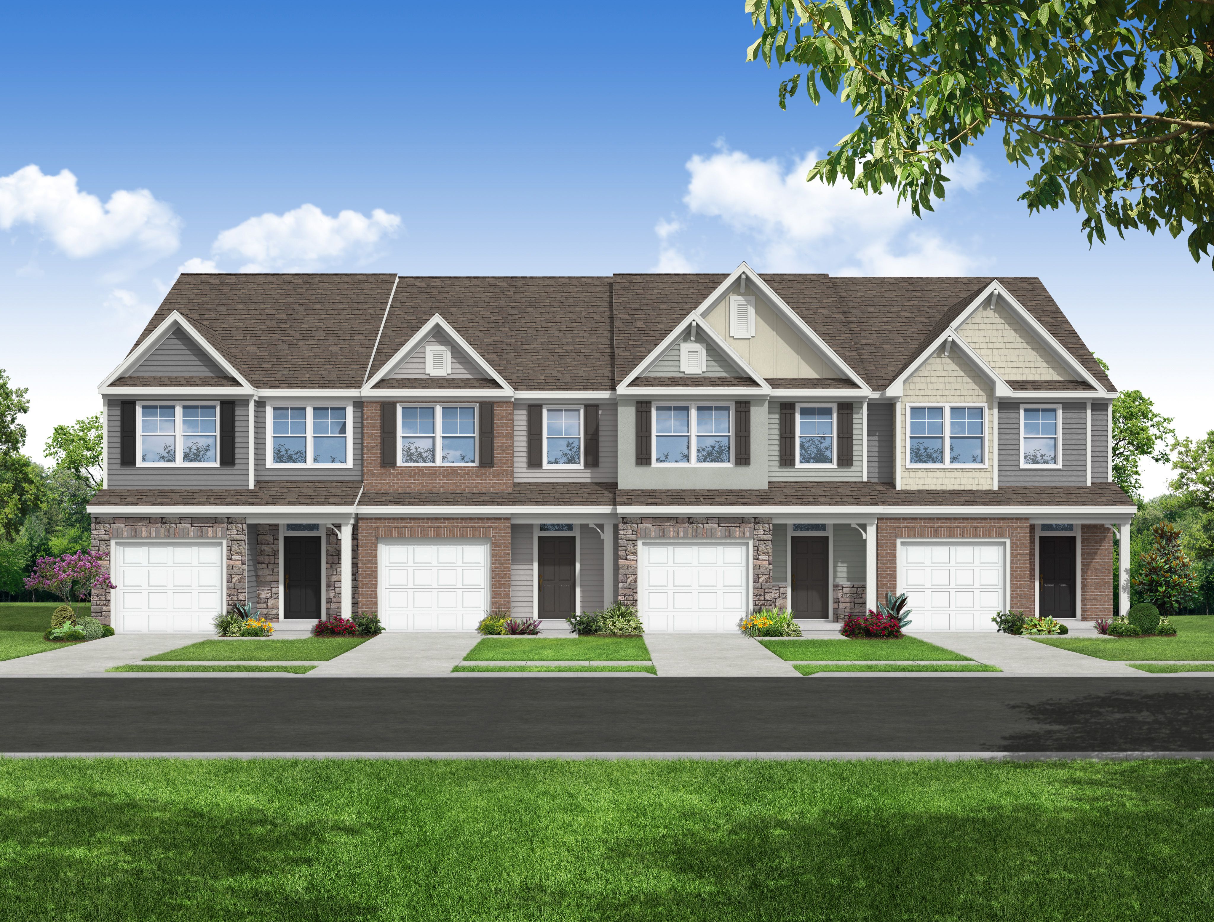 Bristol - Fairview Village Townhomes: Simpsonville, South Carolina - Eastwood Homes