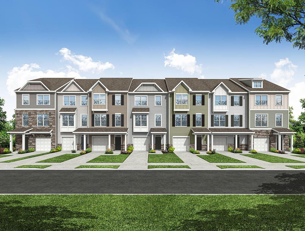 Marshall - Hampton Ridge Townhomes: Chesterfield, Virginia - Eastwood Homes