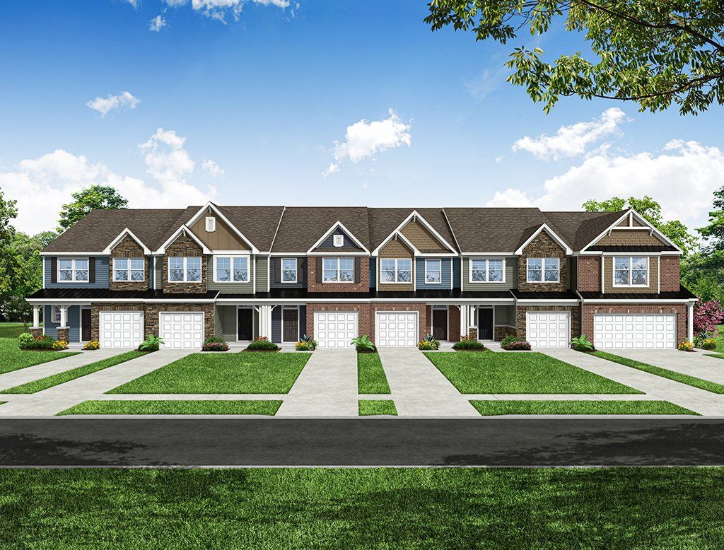 Harrisburg Village Townhomes por Eastwood Homes en Charlotte North Carolina