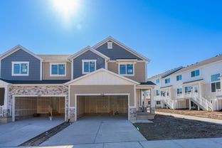 Type B Outer Townhome - Wildflower 2.0: Saratoga Springs, Utah - EDGEhomes