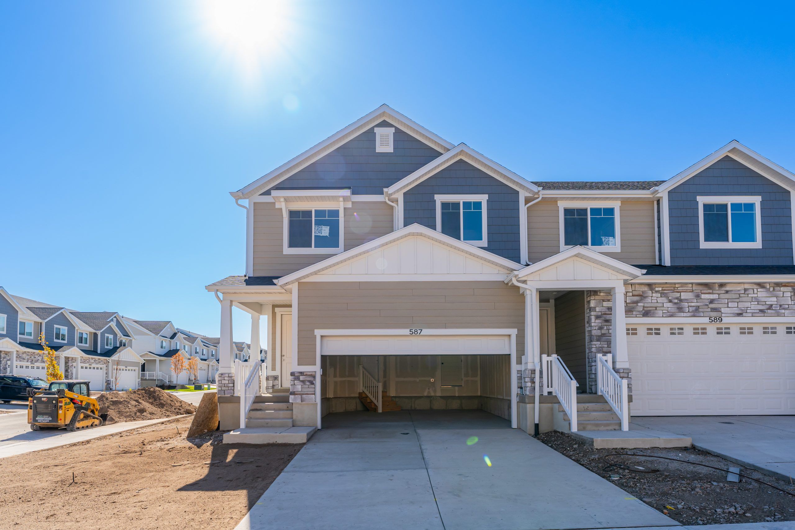 Type B Outer Townhome - Wildflower 2.0: Saratoga Springs, Utah - EDGEhomes