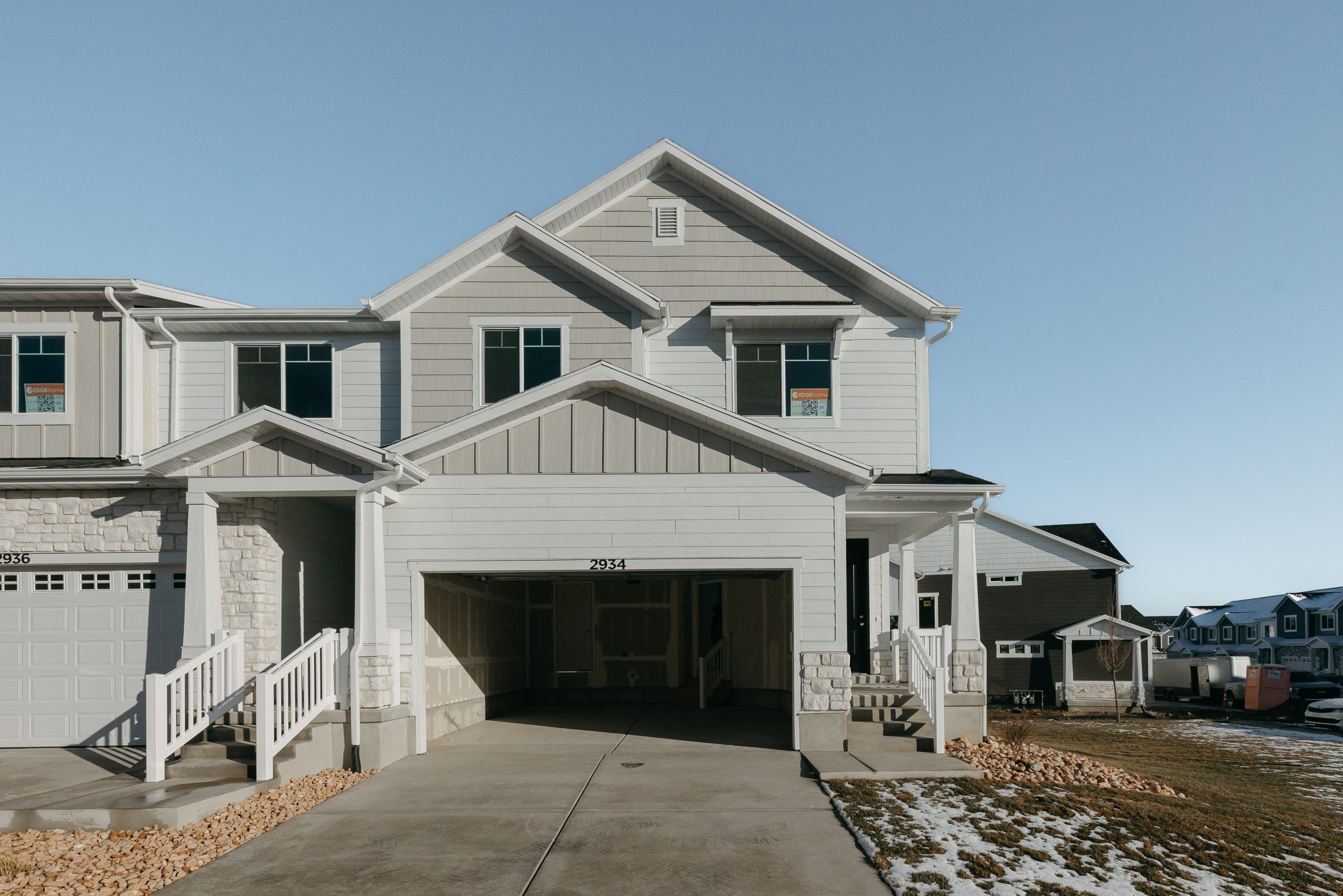 Type B Outer Townhome - Wildflower 2.0: Saratoga Springs, Utah - EDGEhomes