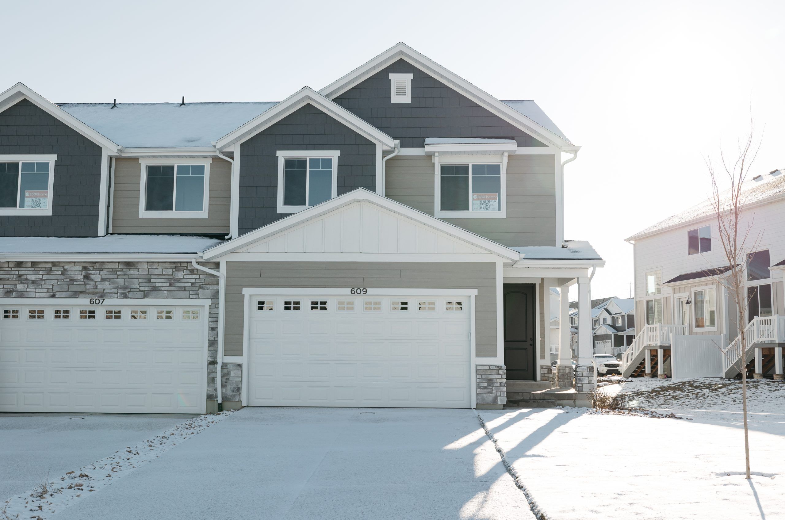 Type B Outer Townhome - Wildflower 2.0: Saratoga Springs, Utah - EDGEhomes