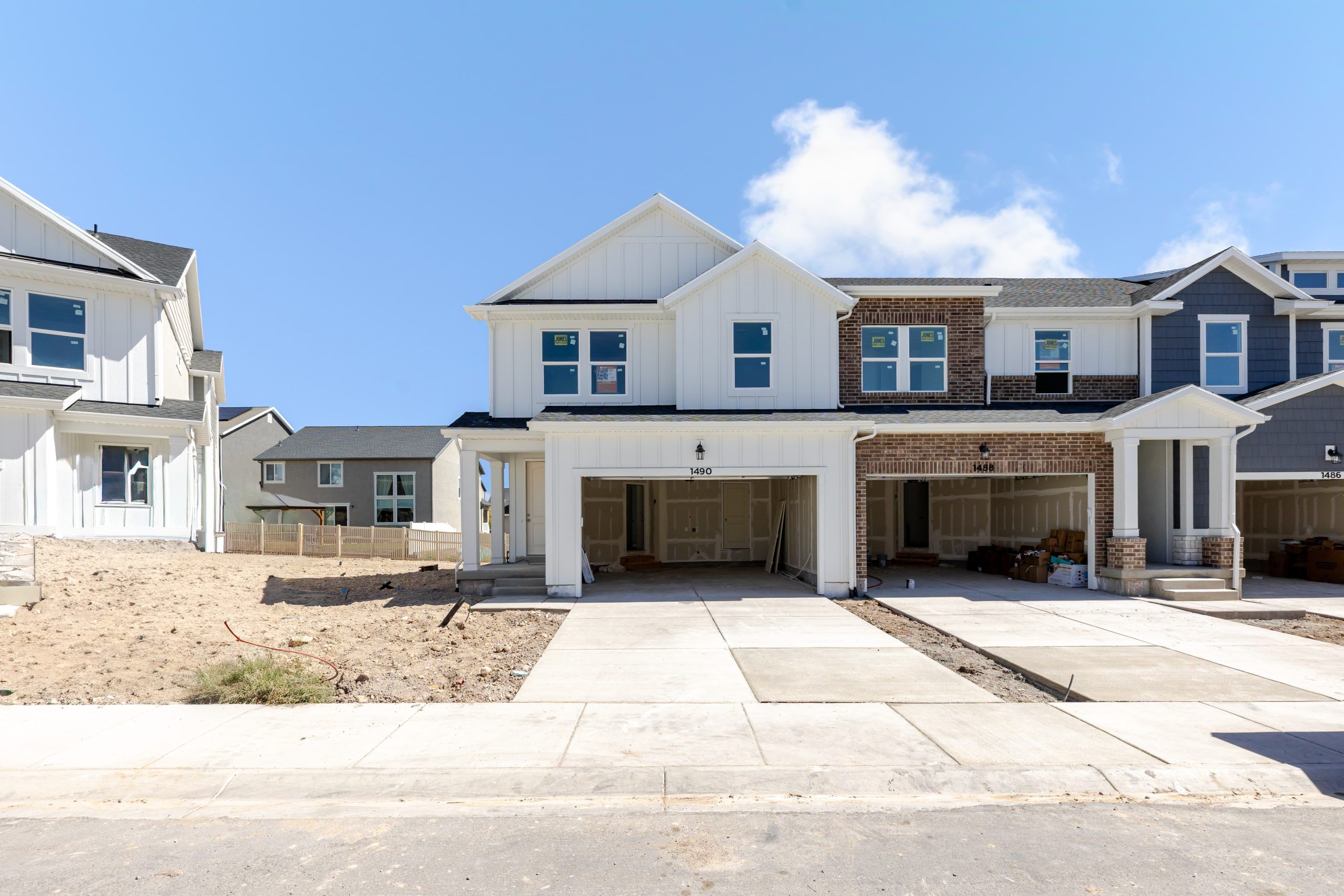 Type B Outer Townhome - Ridgehorne: Saratoga Springs, Utah - EDGEhomes