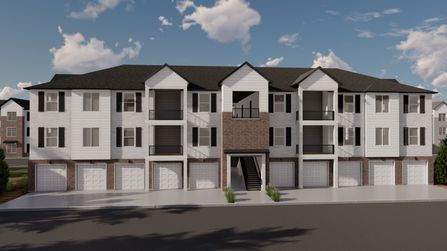 Condo B Rear Second & Third Level by EDGEhomes in Provo-Orem UT