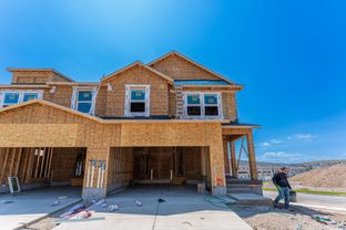 Type B Outer Townhome - Ridgehorne: Saratoga Springs, Utah - EDGEhomes