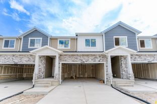 Type B Inner Townhome - Wildflower 2.0: Saratoga Springs, Utah - EDGEhomes