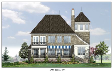 French Chateau Floor Plan - Custom & Coastal Homes