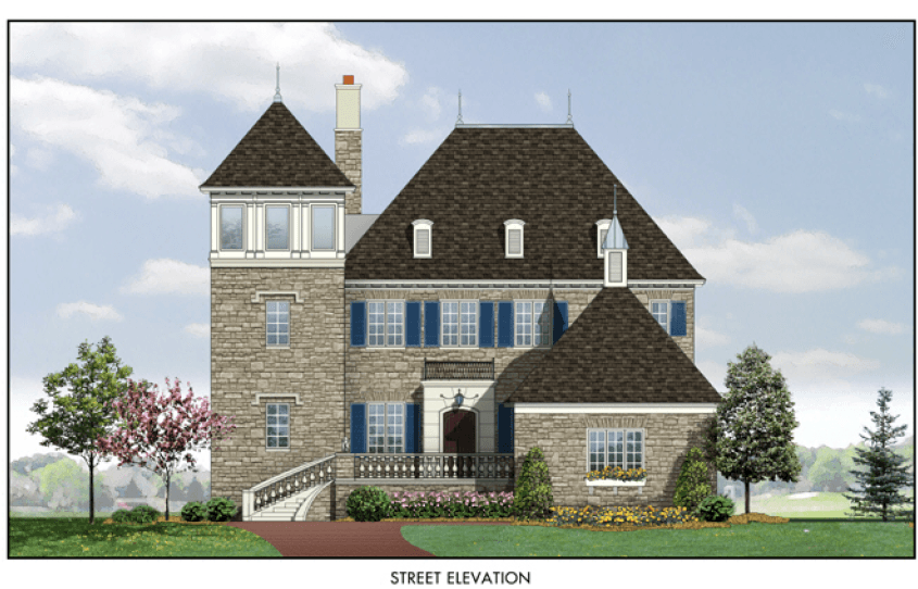 French Chateau floor plan