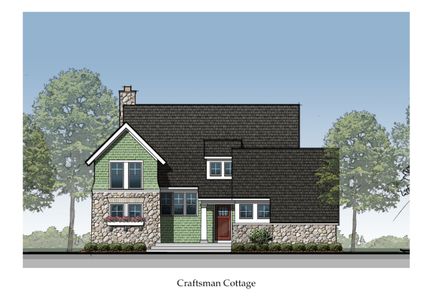 Craftsman Cottage by Custom & Coastal Homes in Columbus OH