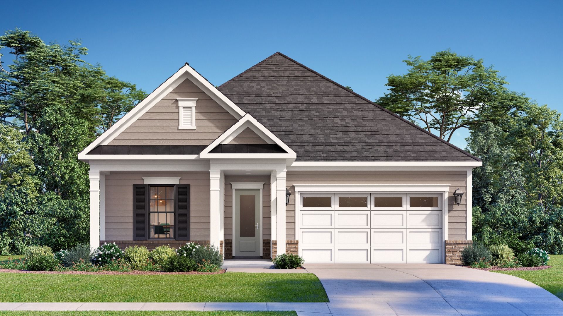 Colonial Revival Elevation for the Enthusiast Plan by DBR Homes in Fort Mill, SC