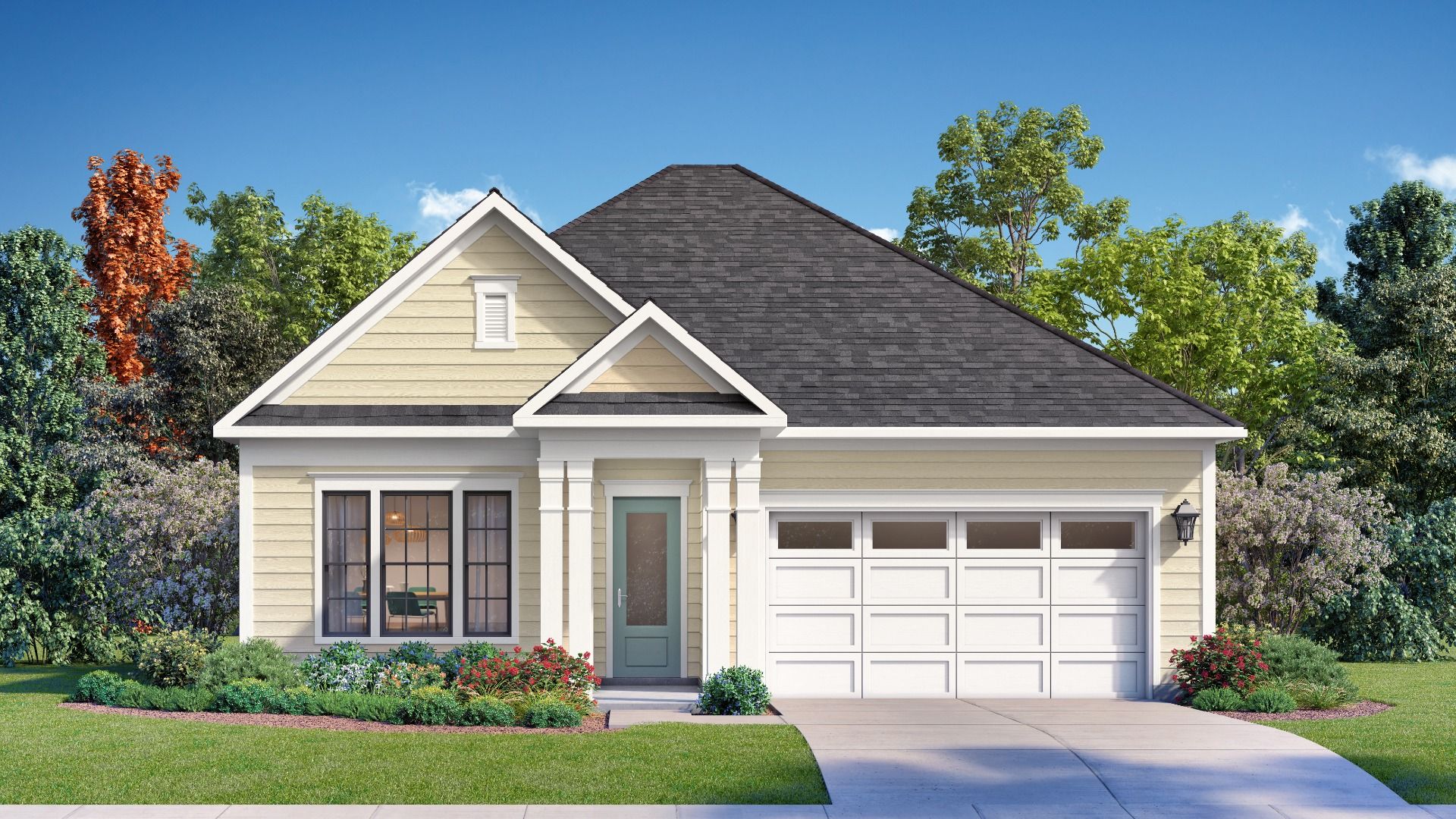 Colonial Revival Elevation for the Virtuoso Plan by DBR Homes in Fort Mill, SC