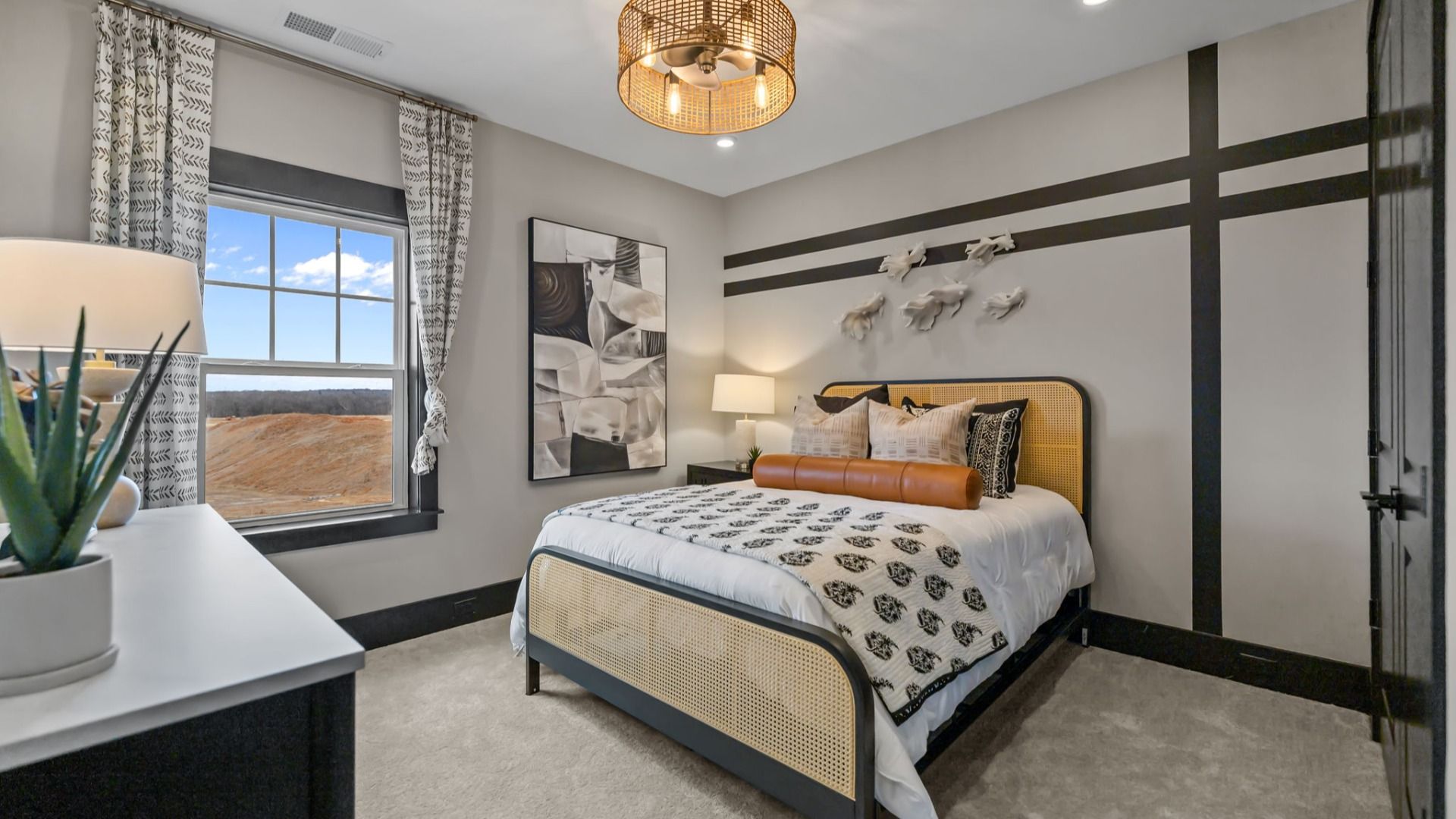 The Enthusiast Plan by DBR Homes with a secondary bedroom in Fort Mill, SC