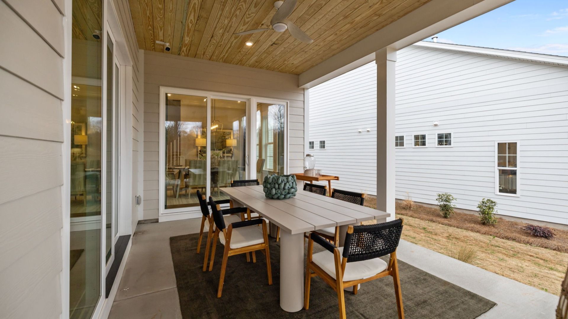 The Inspire Plan by DBR Homes with a spacious rear porch in Fort Mill, SC