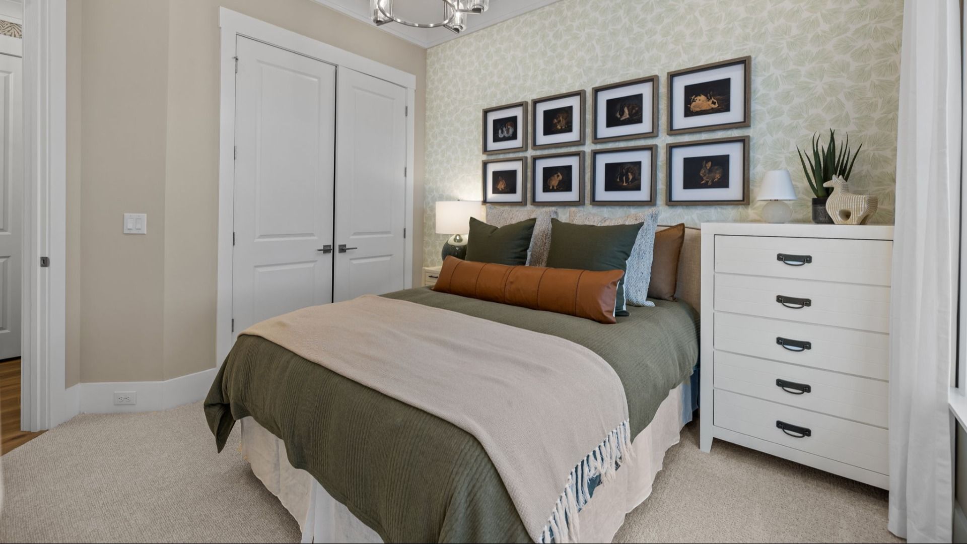 The Inspire Plan by DBR Homes with a secondary bedroom in Fort Mill, SC