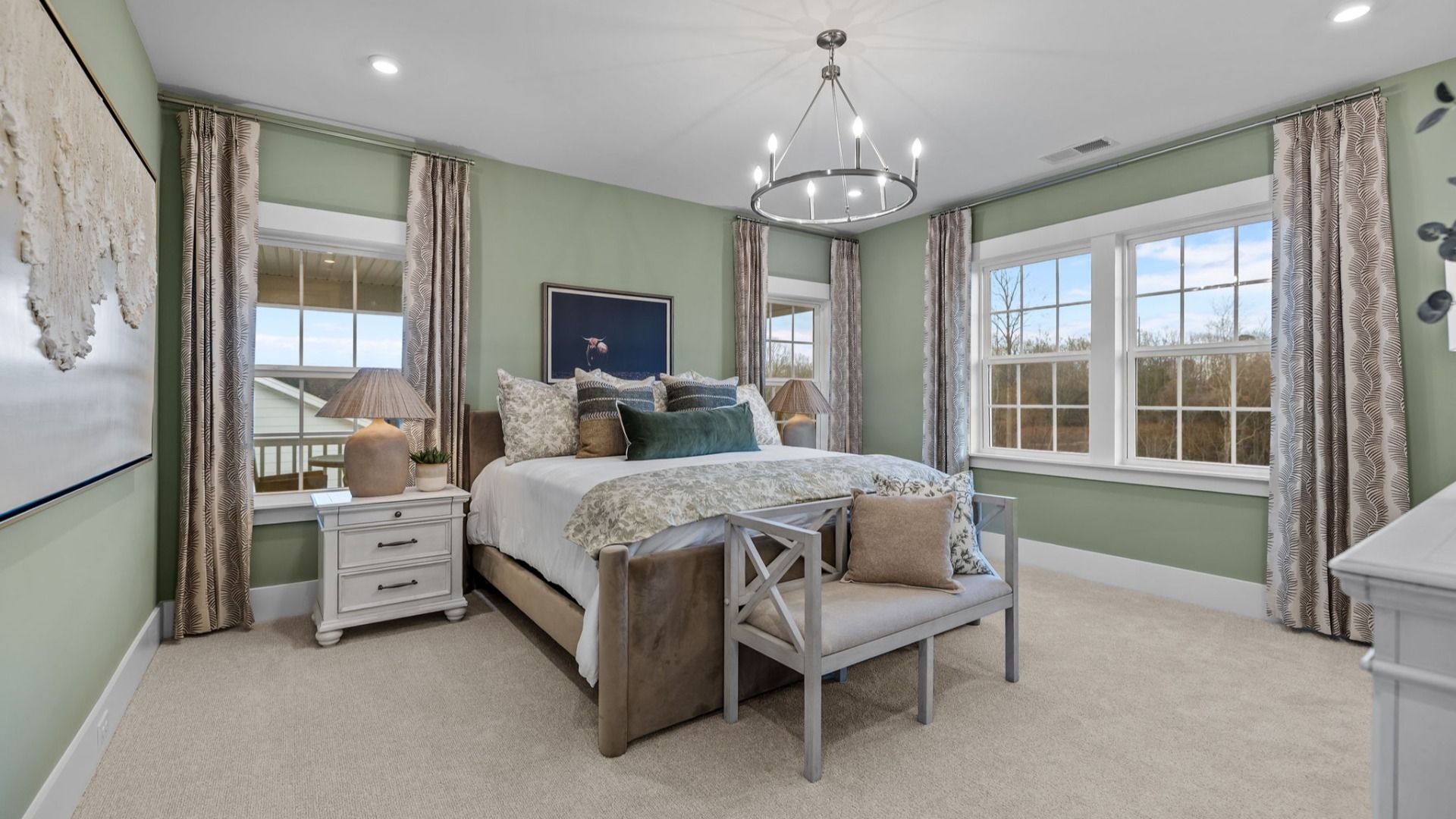 The Inspire Plan by DBR Homes with a secondary bedroom in Fort Mill, SC