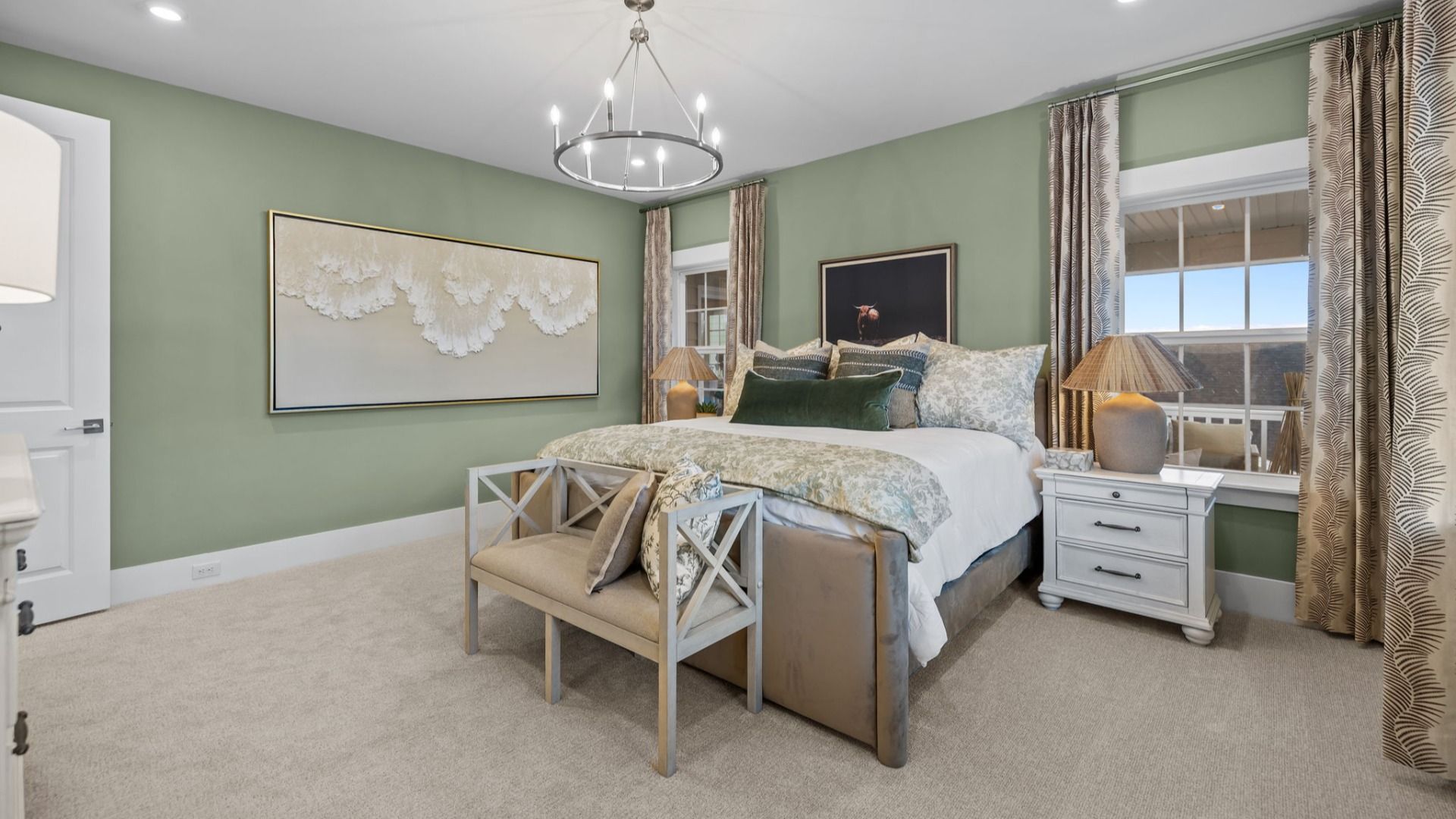 The Inspire Plan by DBR Homes with a secondary bedroom in Fort Mill, SC