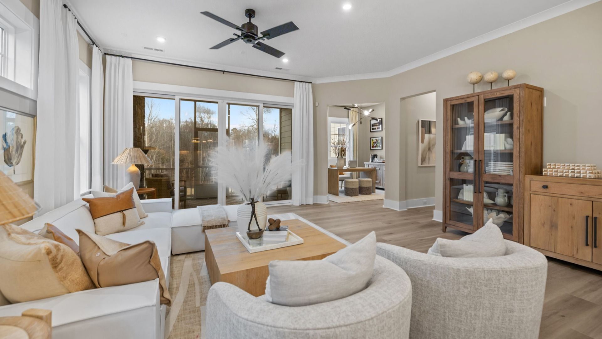 The Virtuoso Plan by DBR Homes spacious living area in Fort Mill, SC.