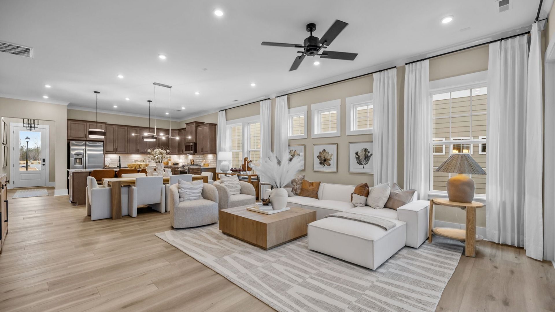 The Virtuoso Plan by DBR Homes spacious living area in Fort Mill, SC.