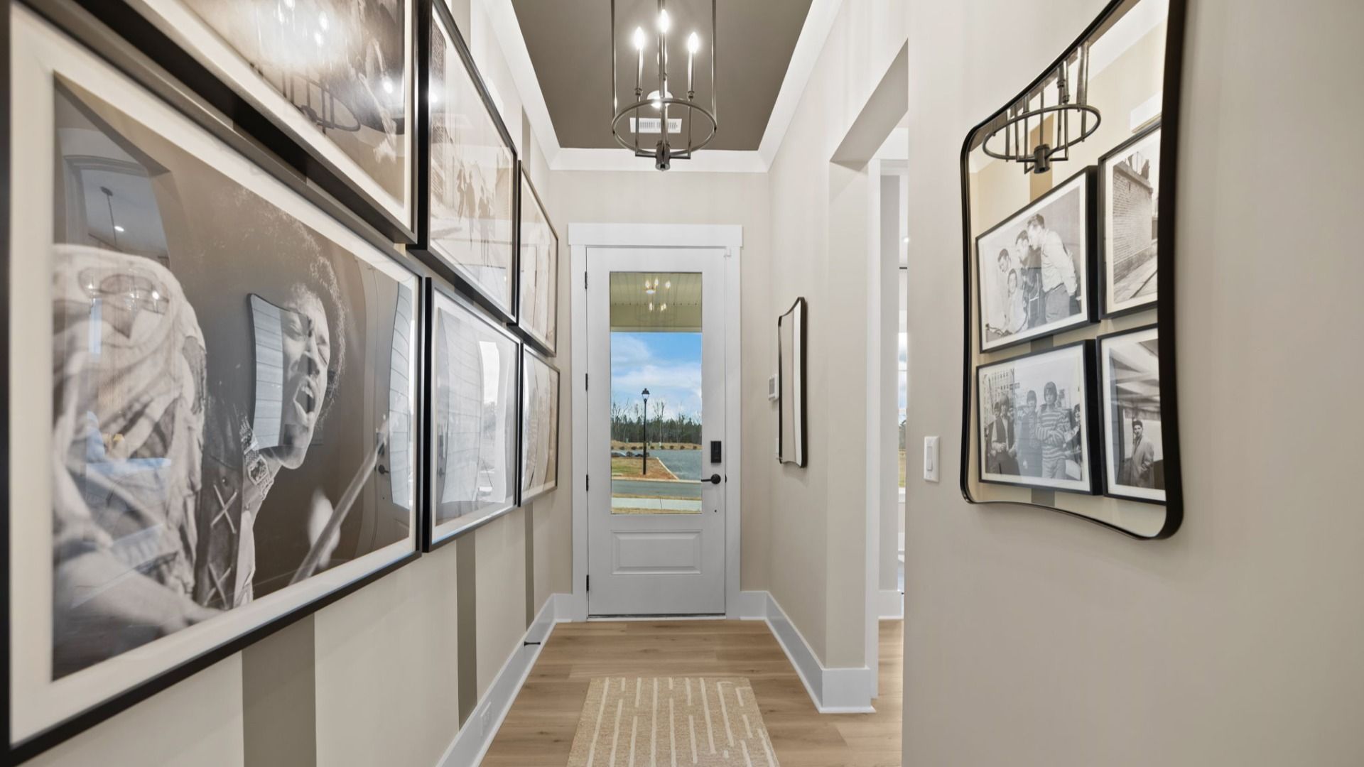 The Virtuoso Plan by DBR Homes a bright and welcoming home entryway in Fort Mill, SC
