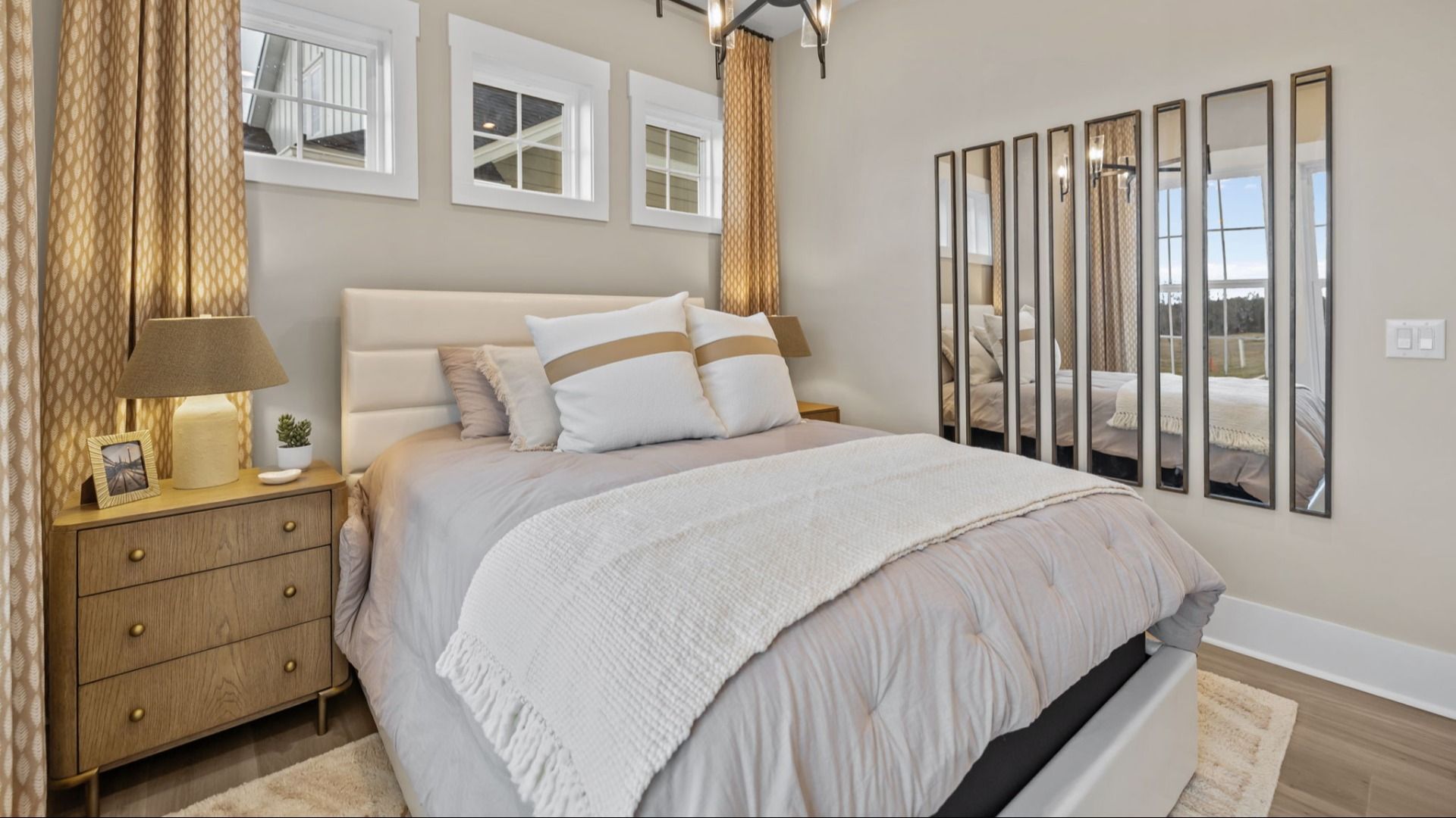 The Virtuoso Plan by DBR Homes with a secondary bedroom in Fort Mill, SC.