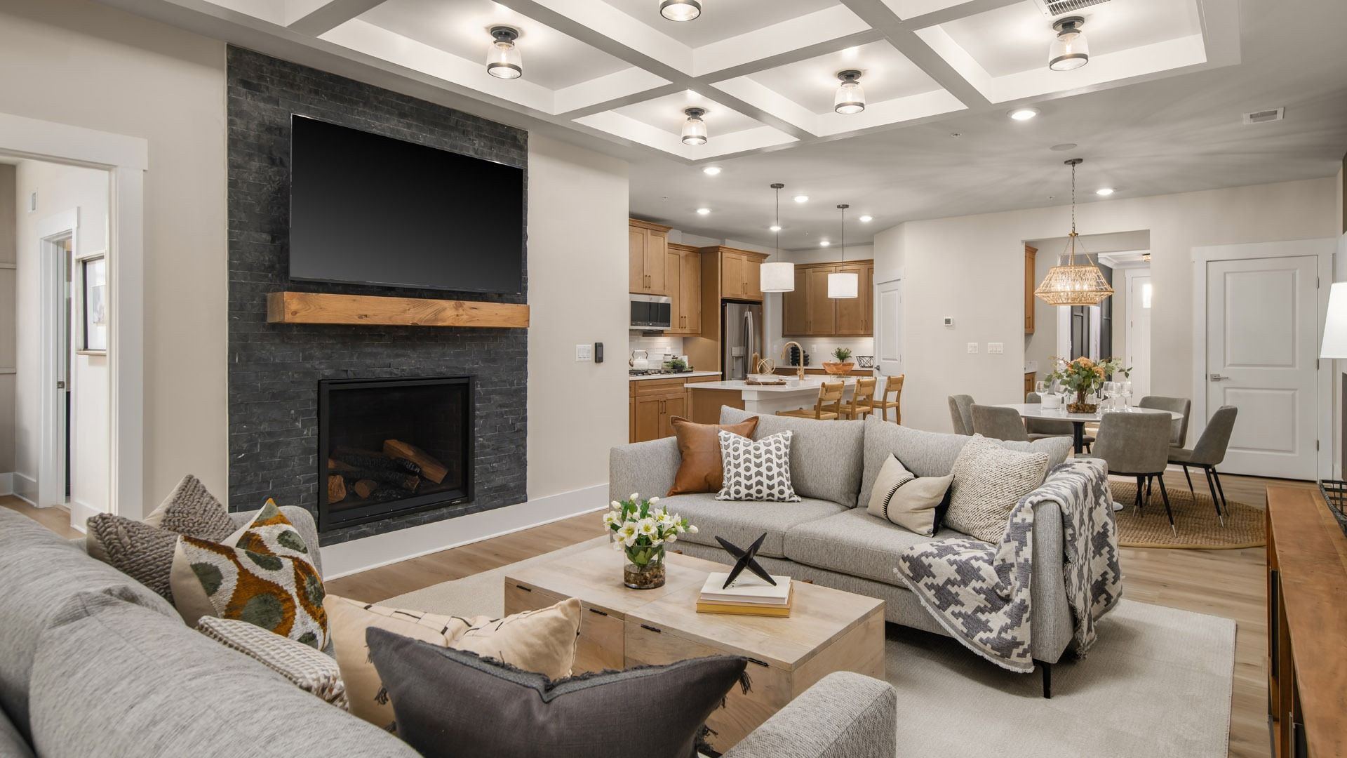 Brook Run Villas by DRB Elevate in Fort Mill SC - Living Space