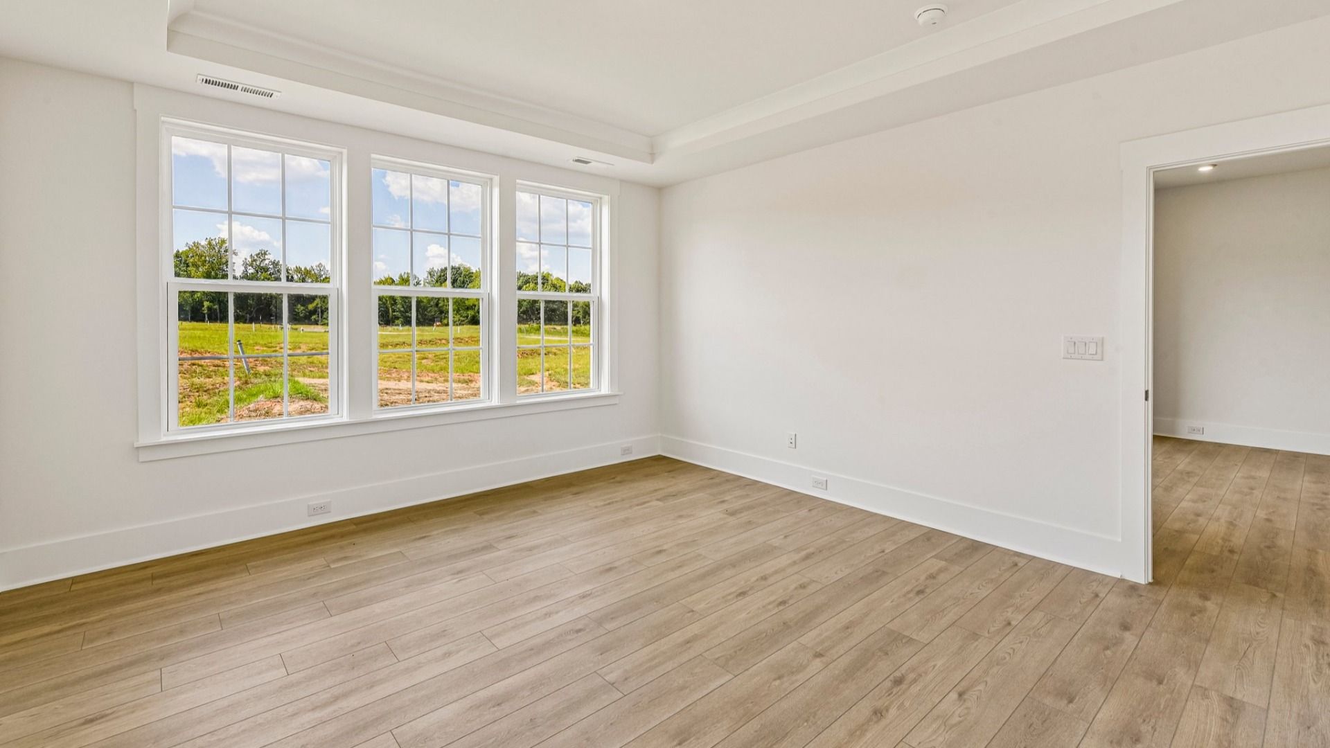 The Connect by DRB Elevate in Brook Run, Fort Mill SC - Primary Bedroom with Tray ceilings