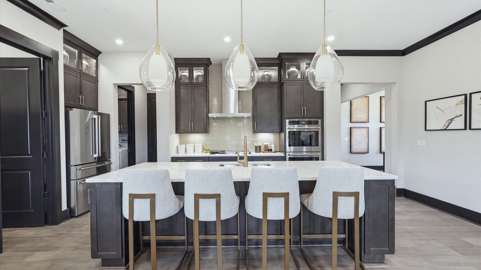 The Enthusiast Plan by DRB homes in Brook Run Fort Mill, NC - Kitchen island with extra storage