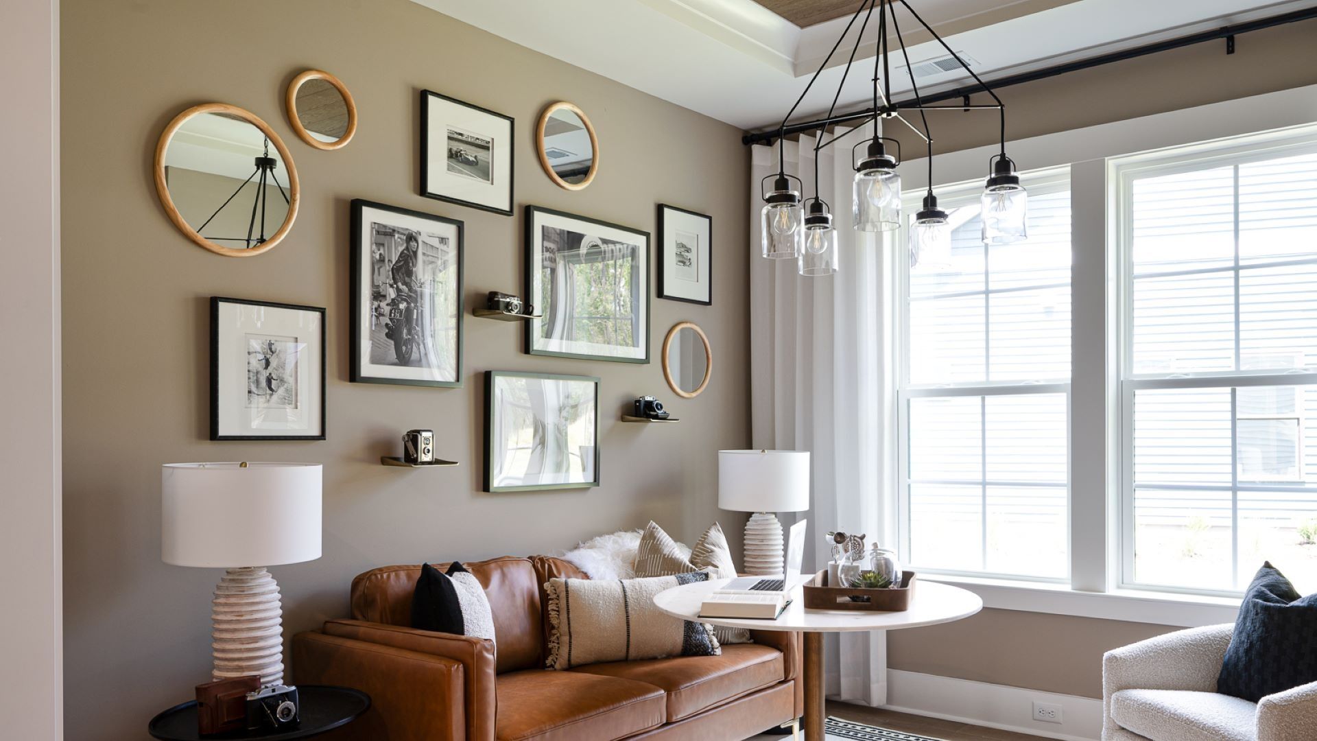 Study space in adventurer model in Summerwind Crossing at Lakes of Cane Bay at DRB Homes features a great work enviroment