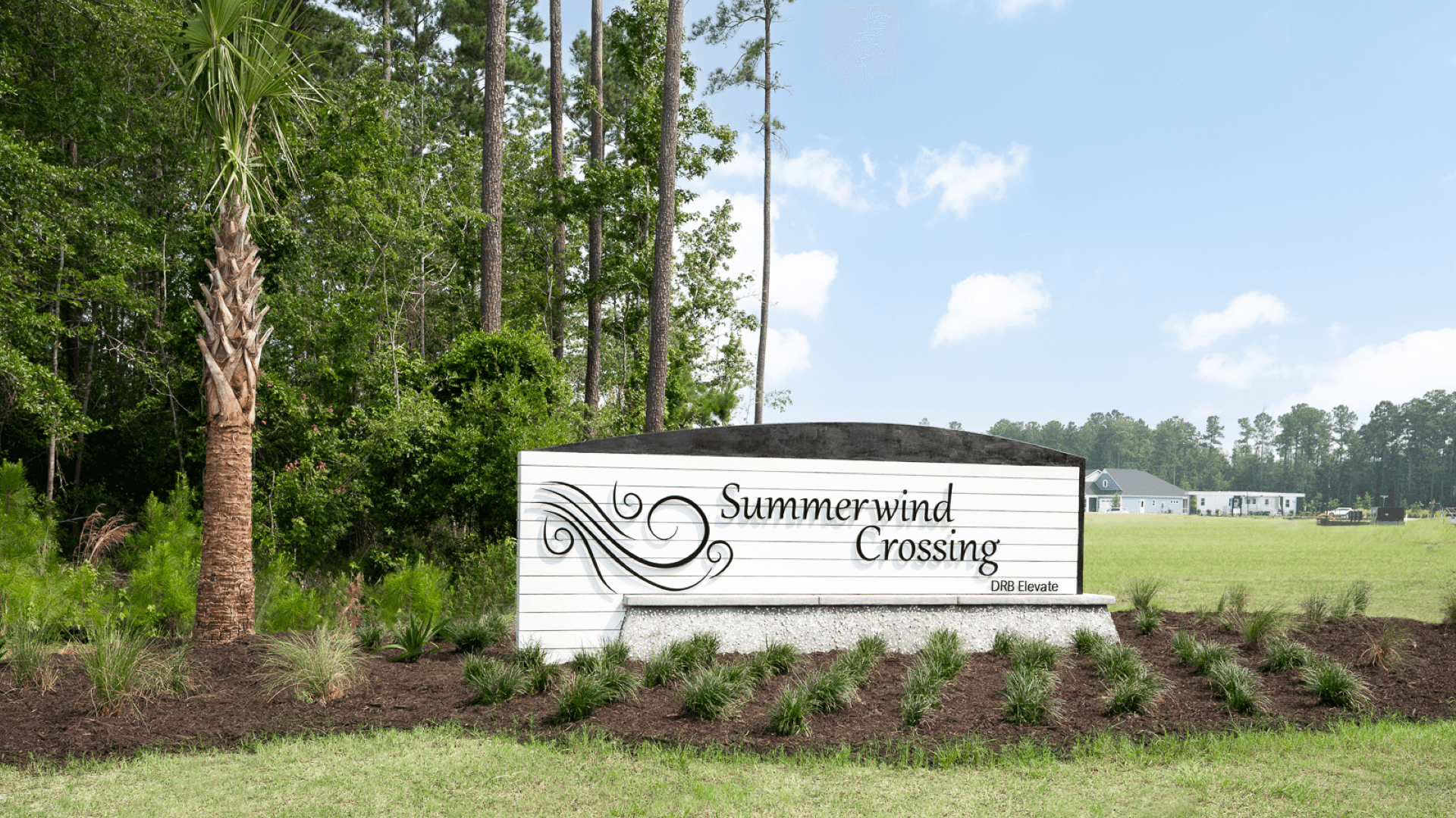 Entry monument Summerwind Crossing