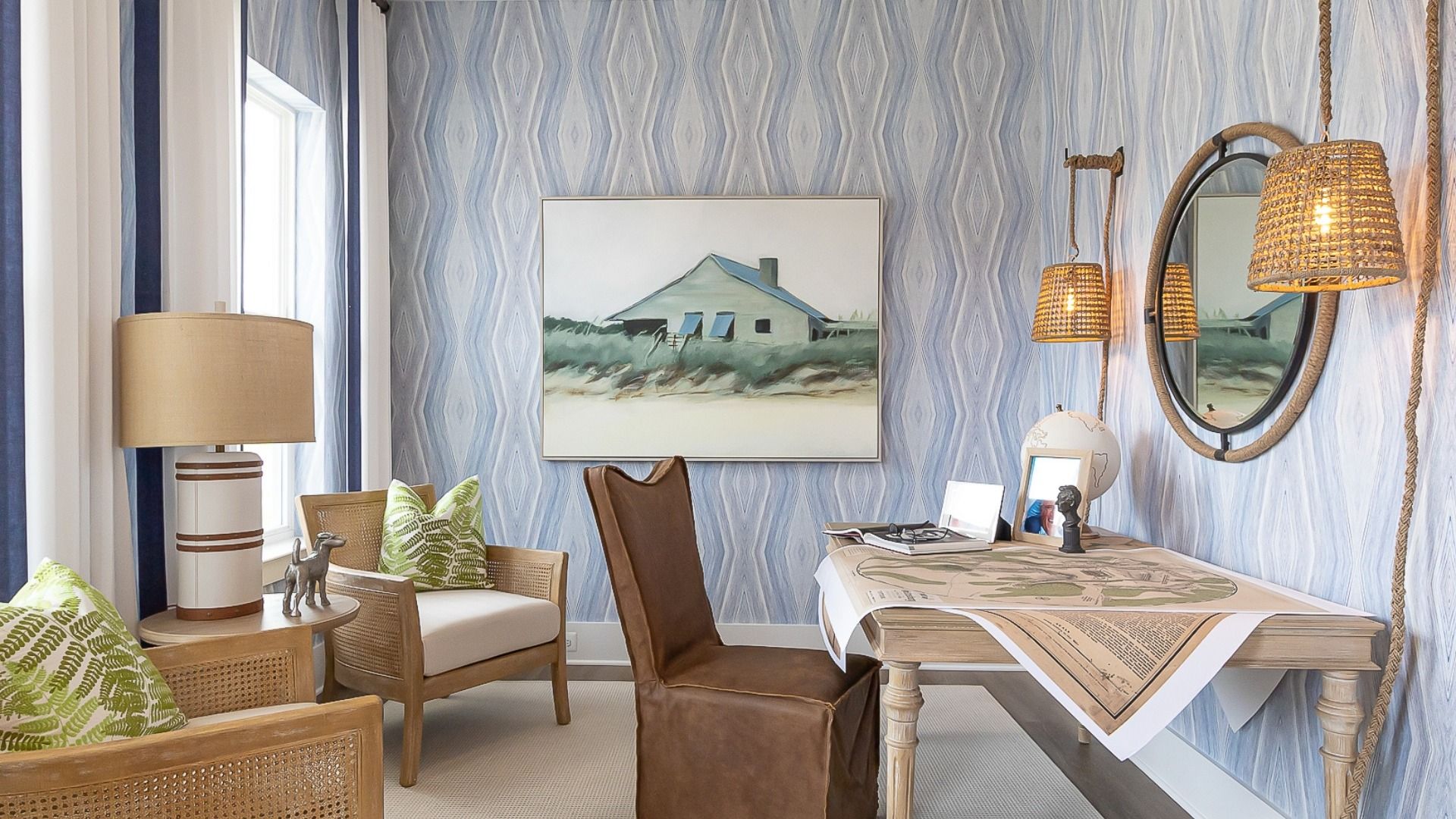 The study in the DRB Elevate Curator floor plan provides the ideal space for focused work.