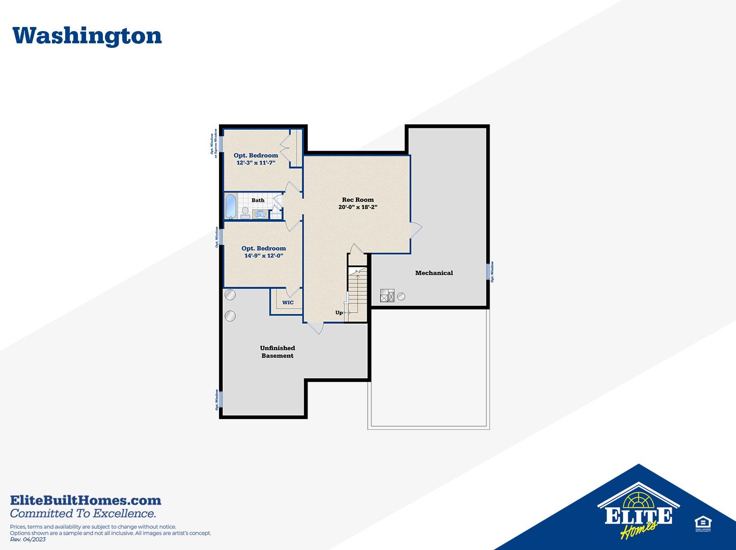 Optional Finished Lower Level