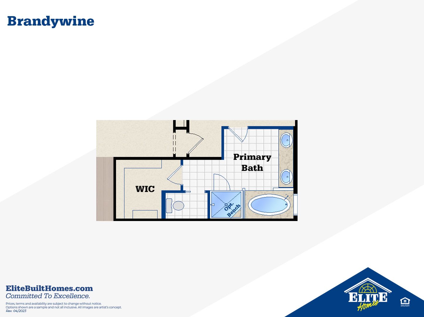 Optional Luxury Primary Bath