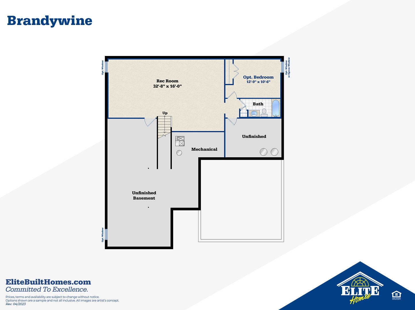 Optional Finished Lower Level