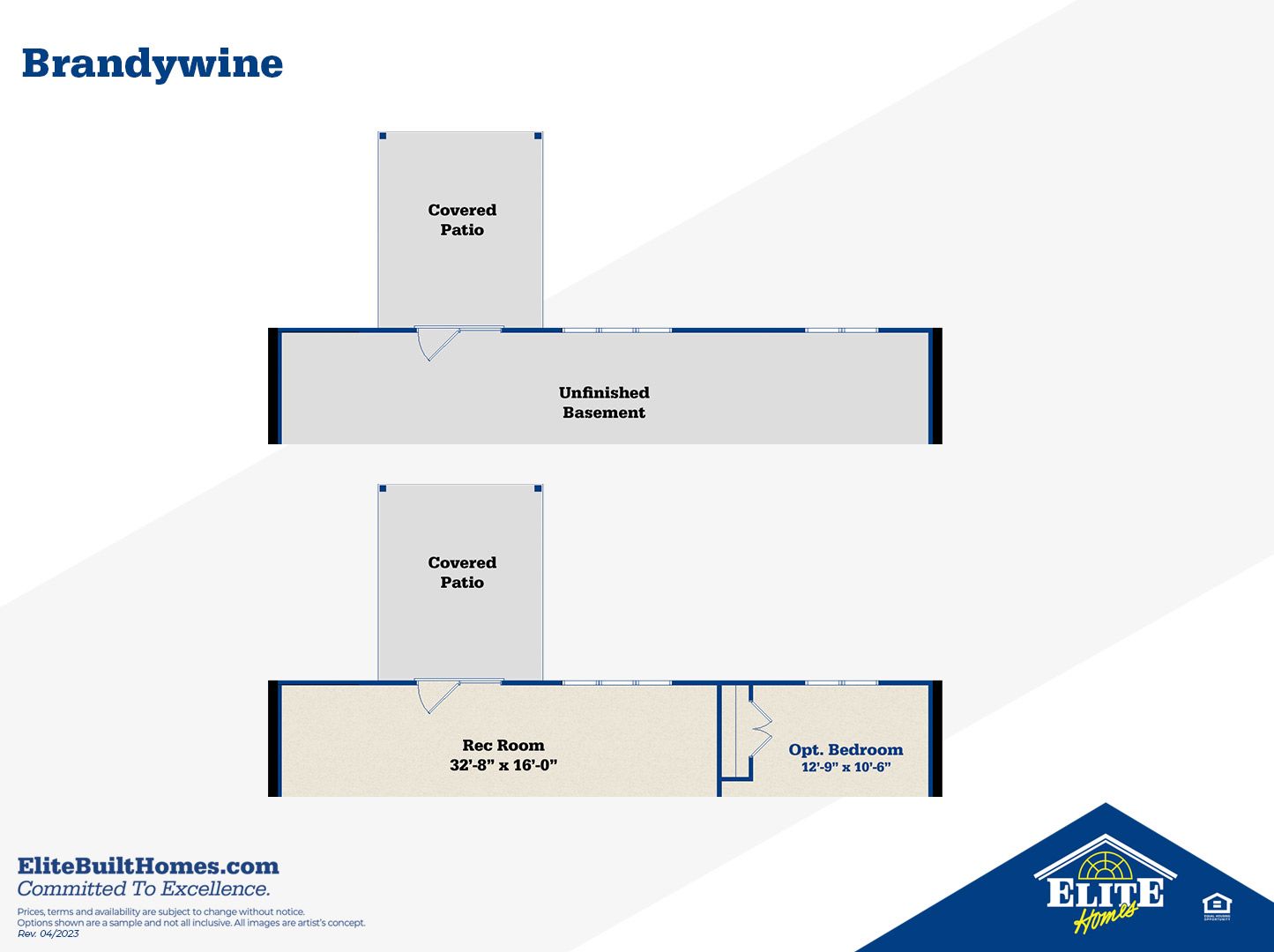 Optional Walkout Lower Level