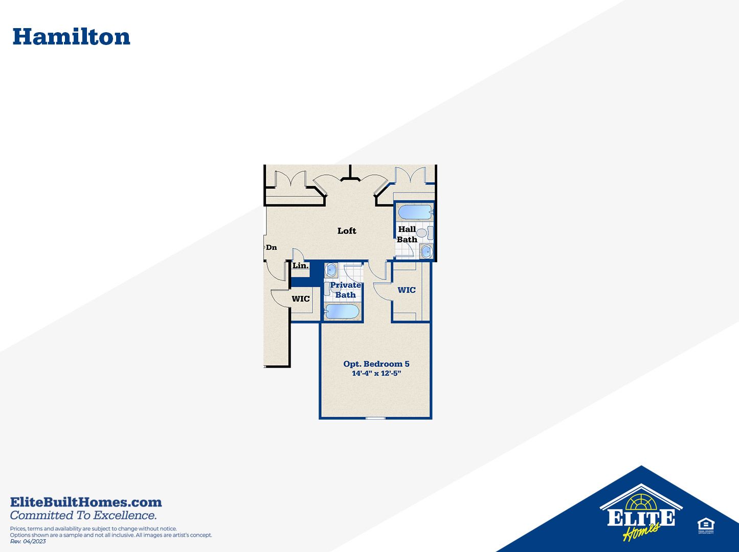 Optional Bedroom #5