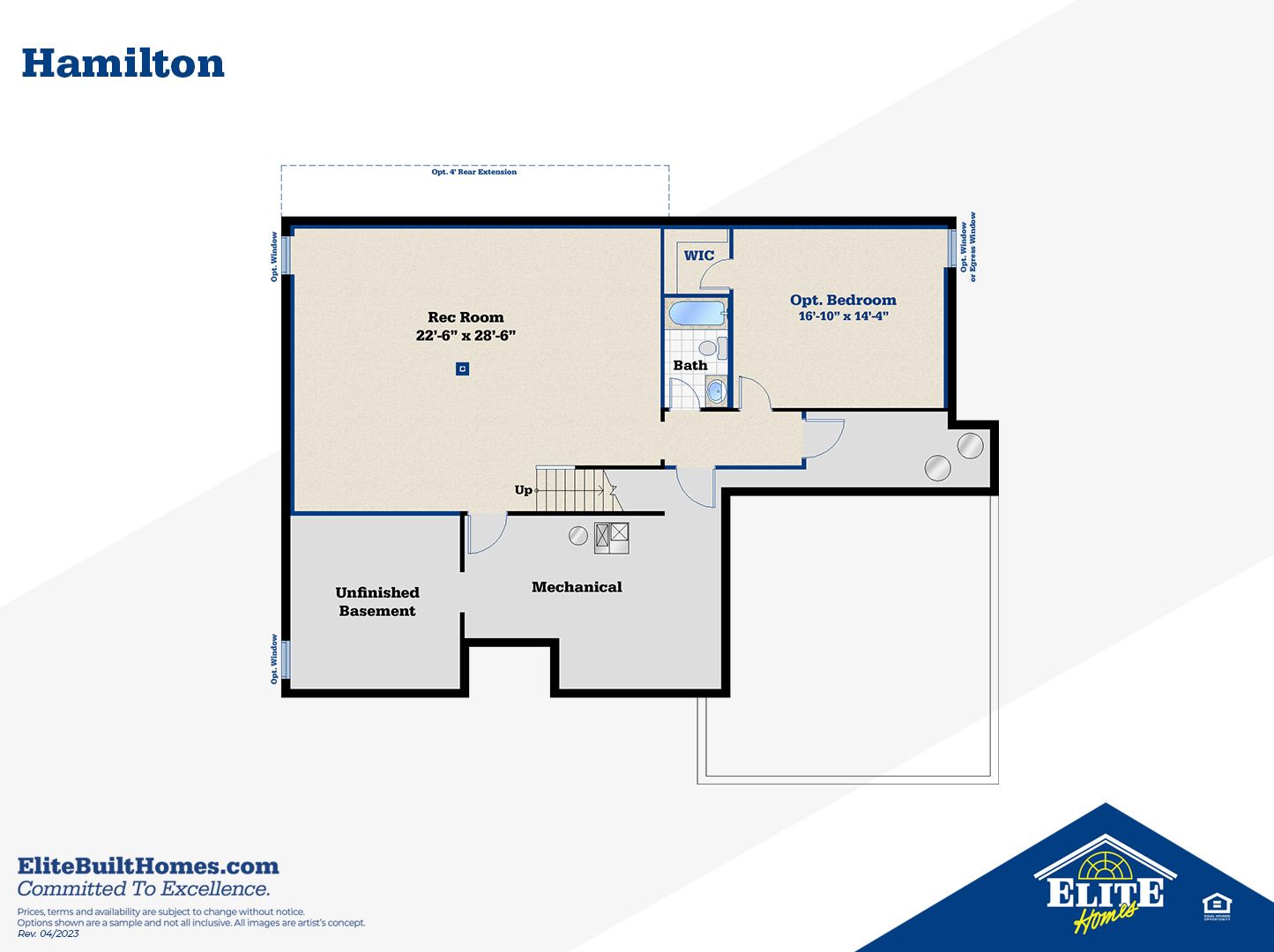Optional Finished Lower Level