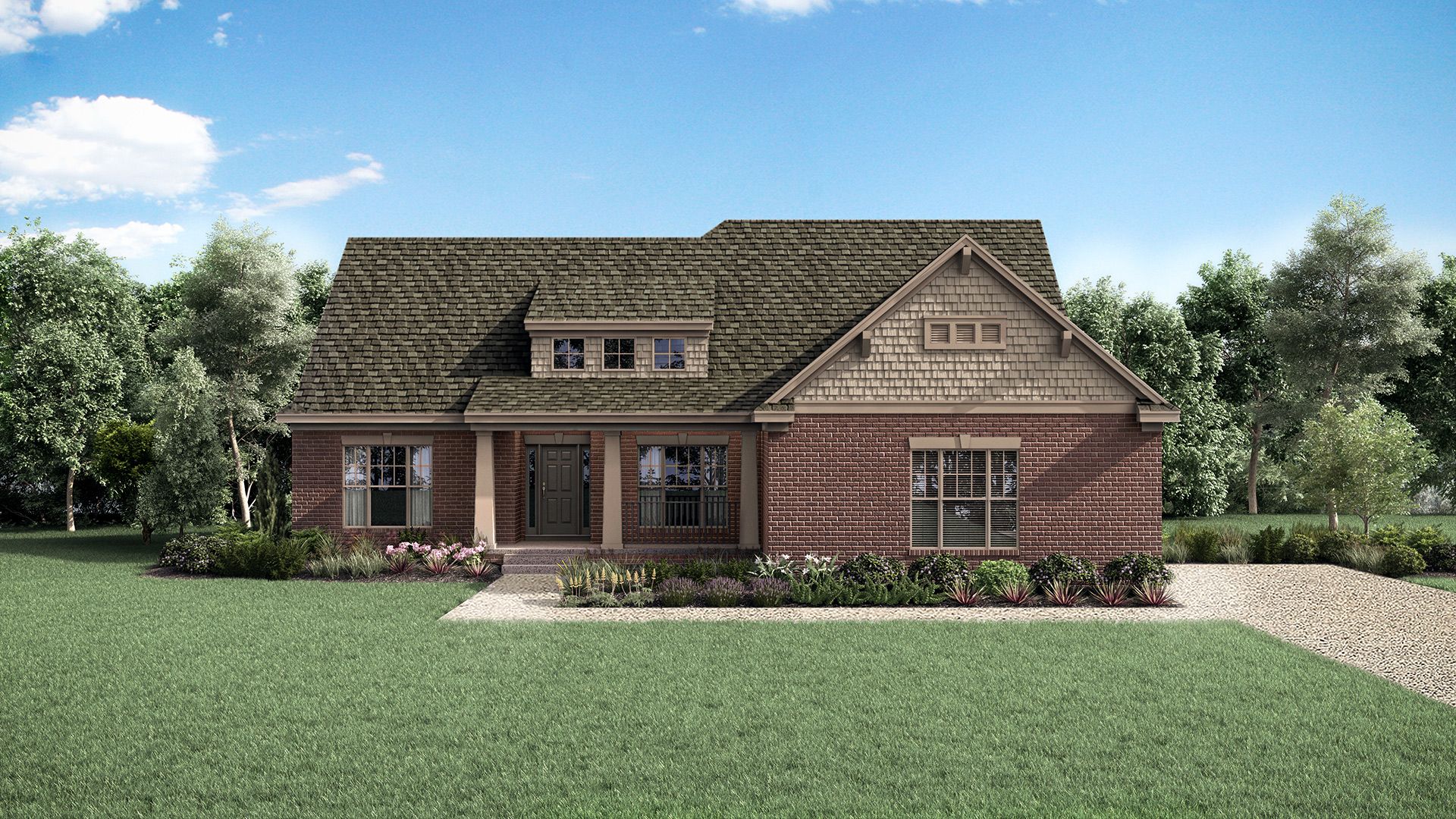 Elevation C - with side-entry garage