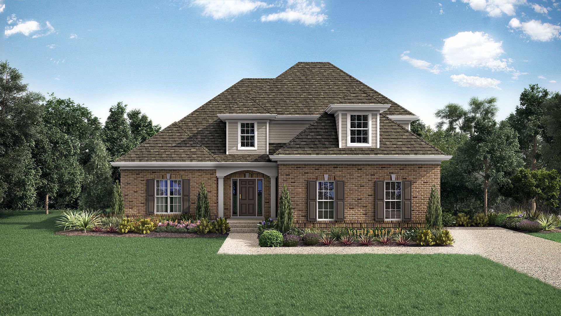 Elevation A - with side-entry