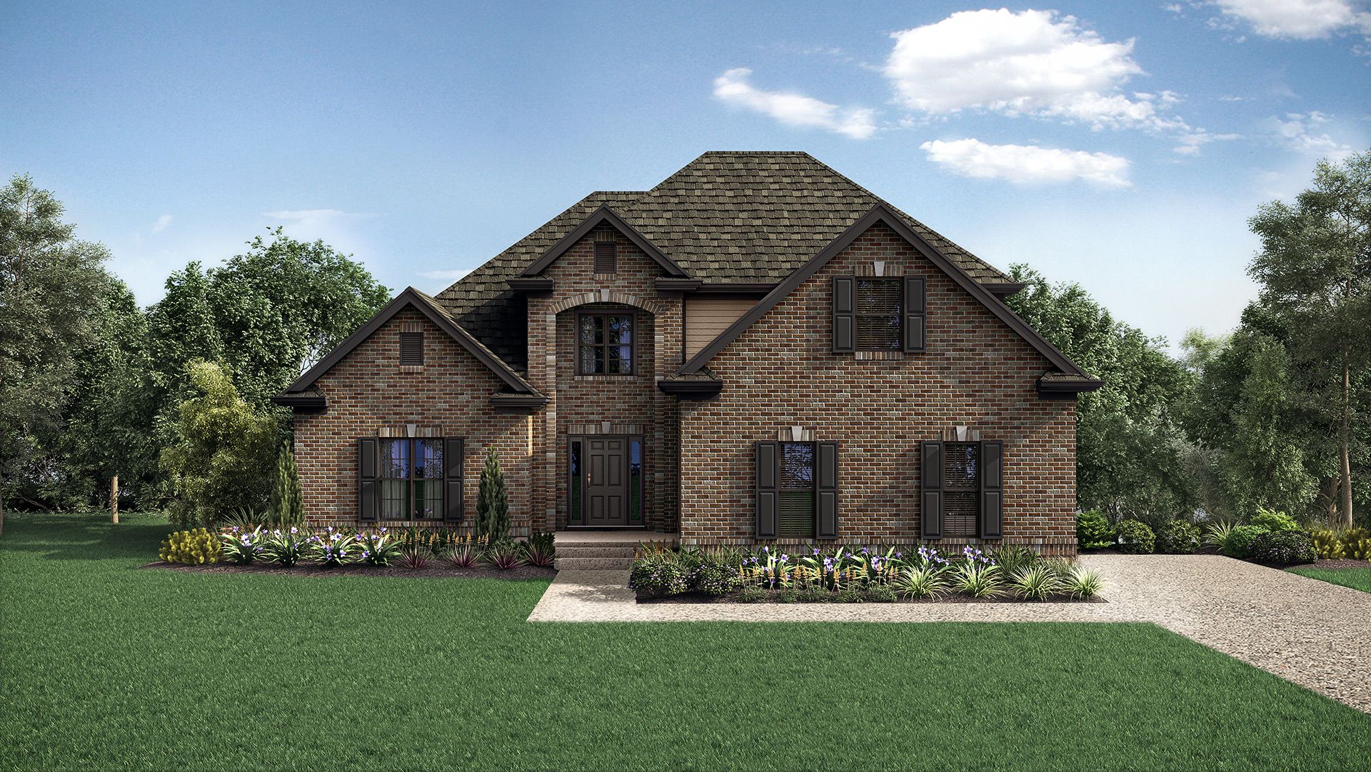 Elevation B - with side-entry