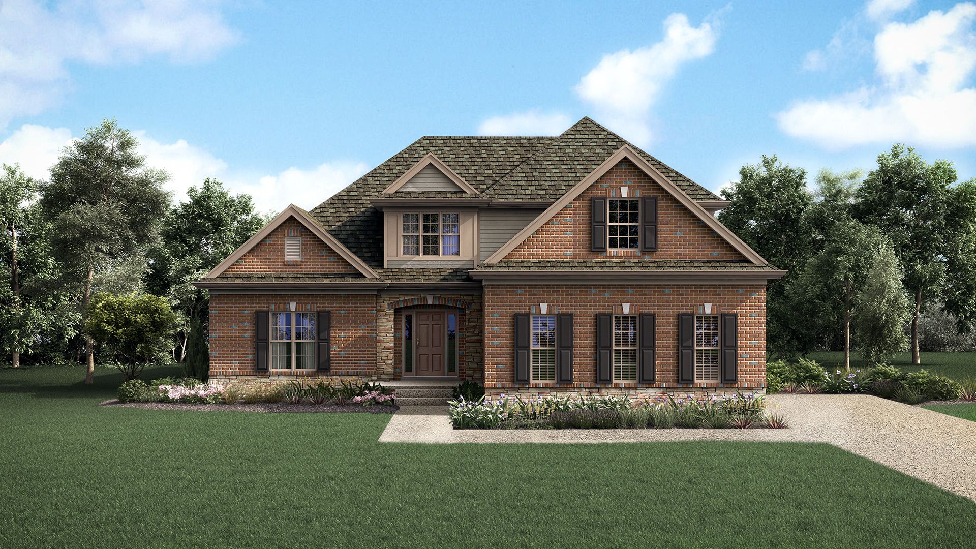 Elevation C - with side-entry