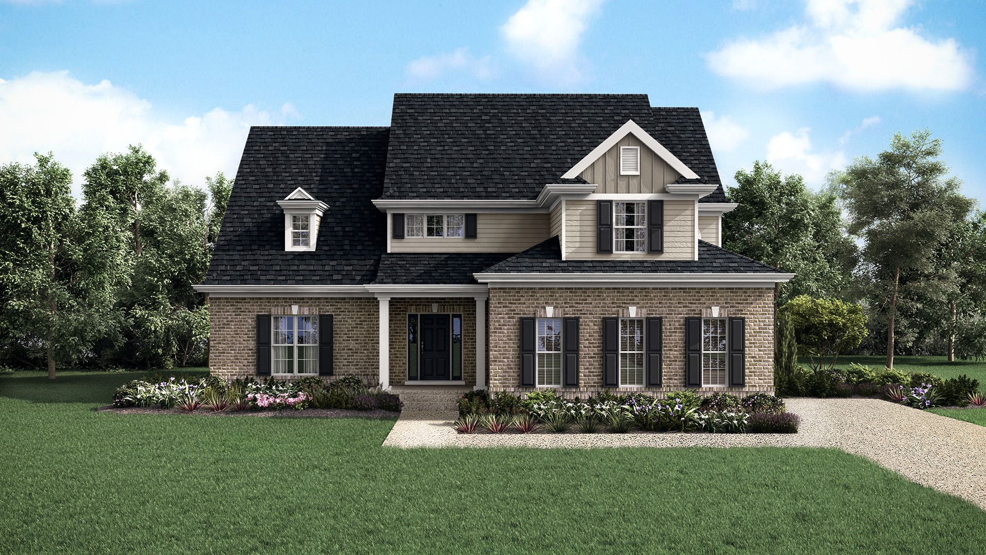 Elevation D - with side-entry
