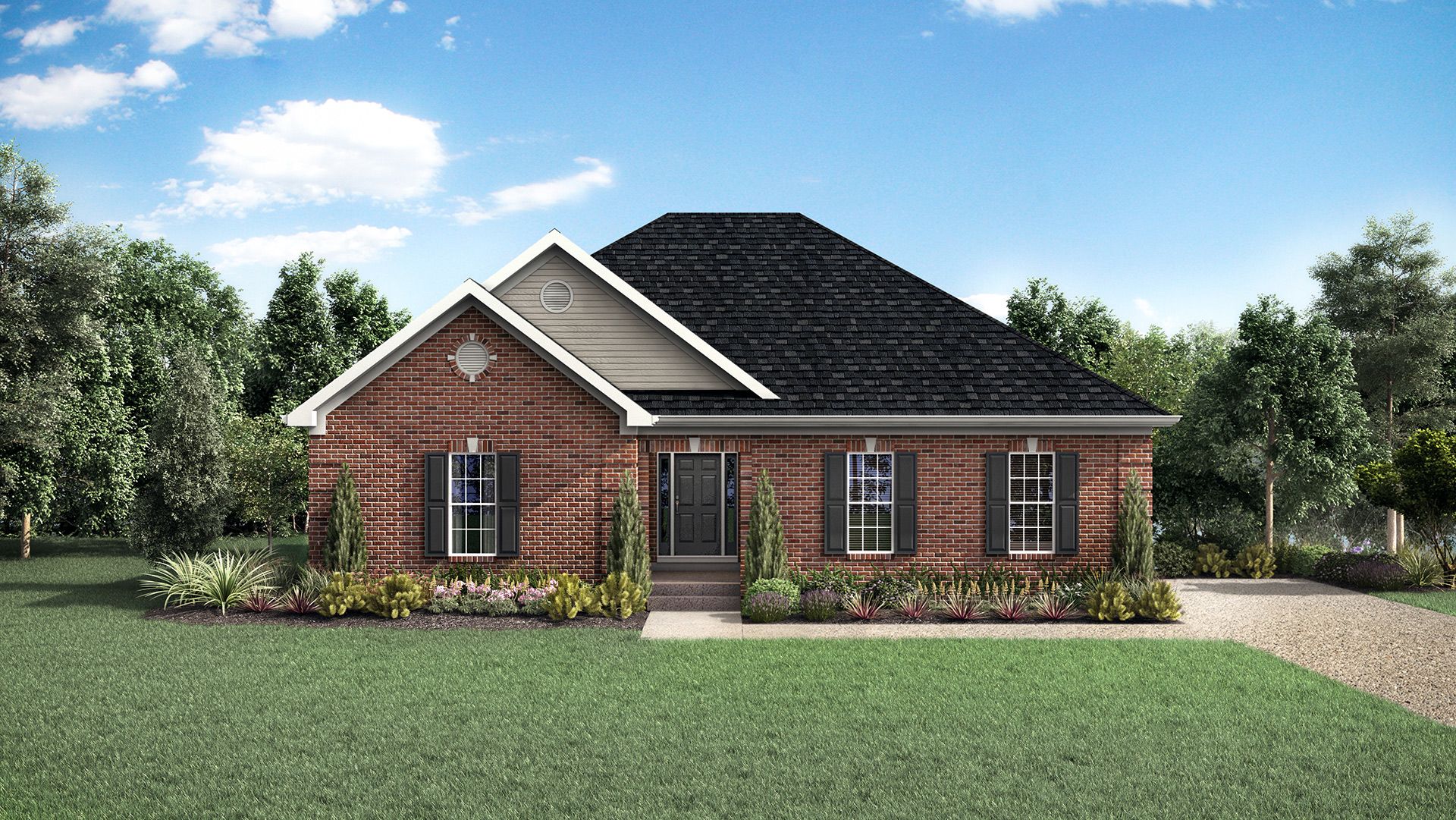 Elevation A - With Side-Entry Garage