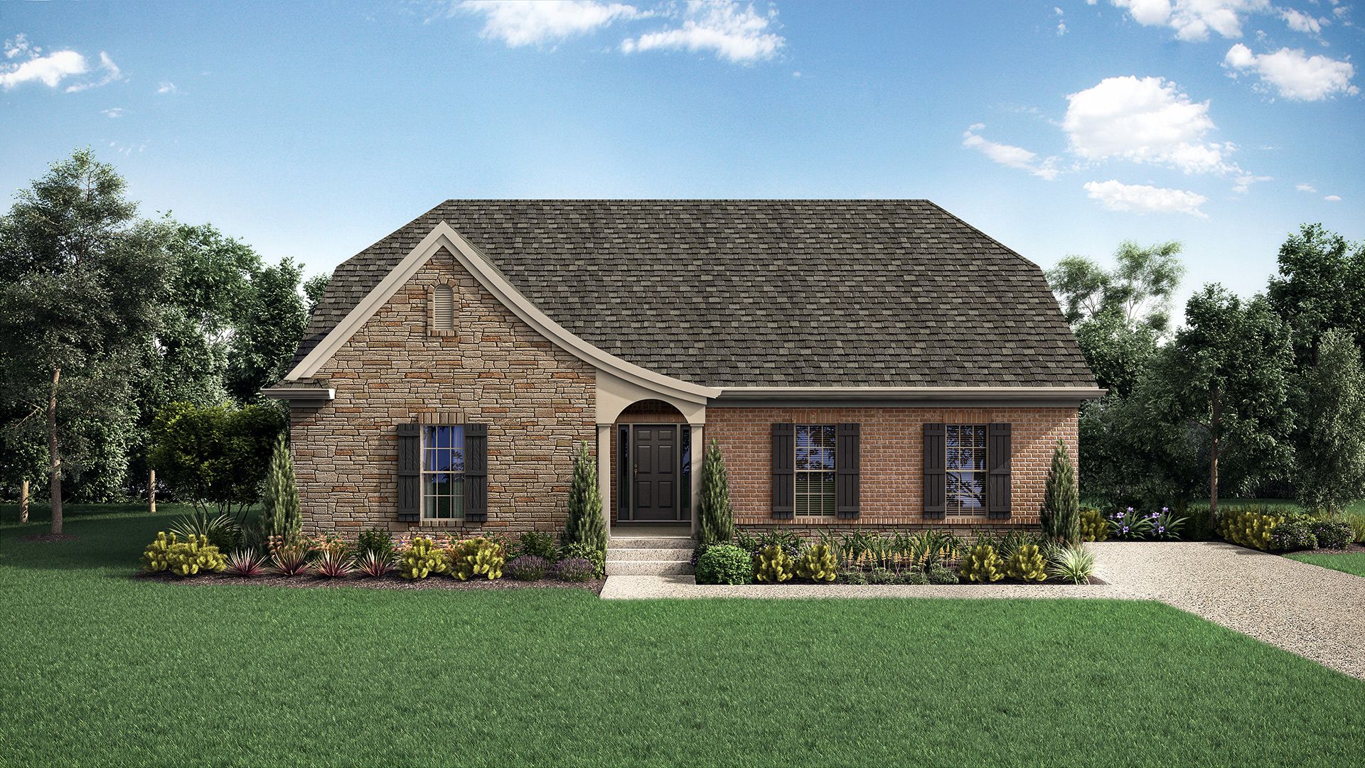Elevation B - With Side-Entry Garage