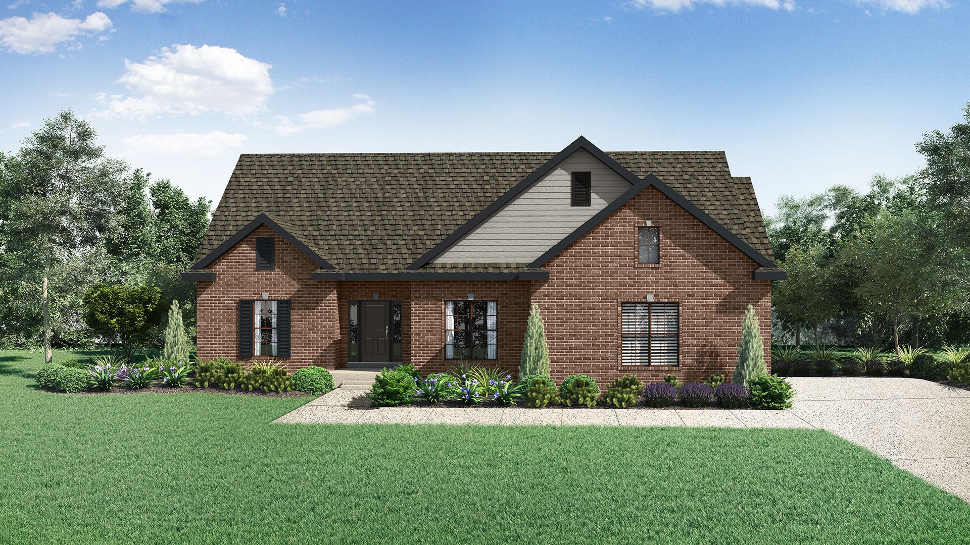 Elevation A - With Side-Entry Garage