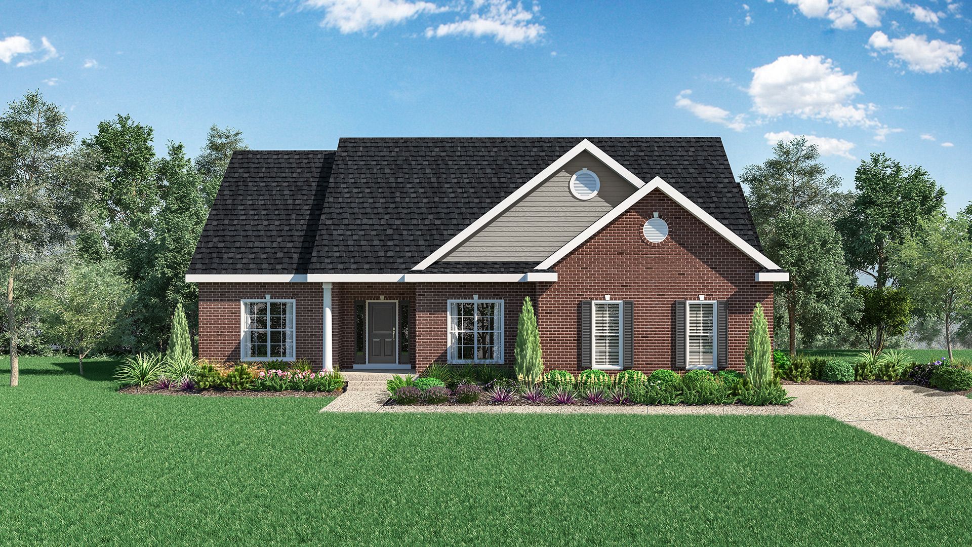 Elevation B - With Side-Entry Garage