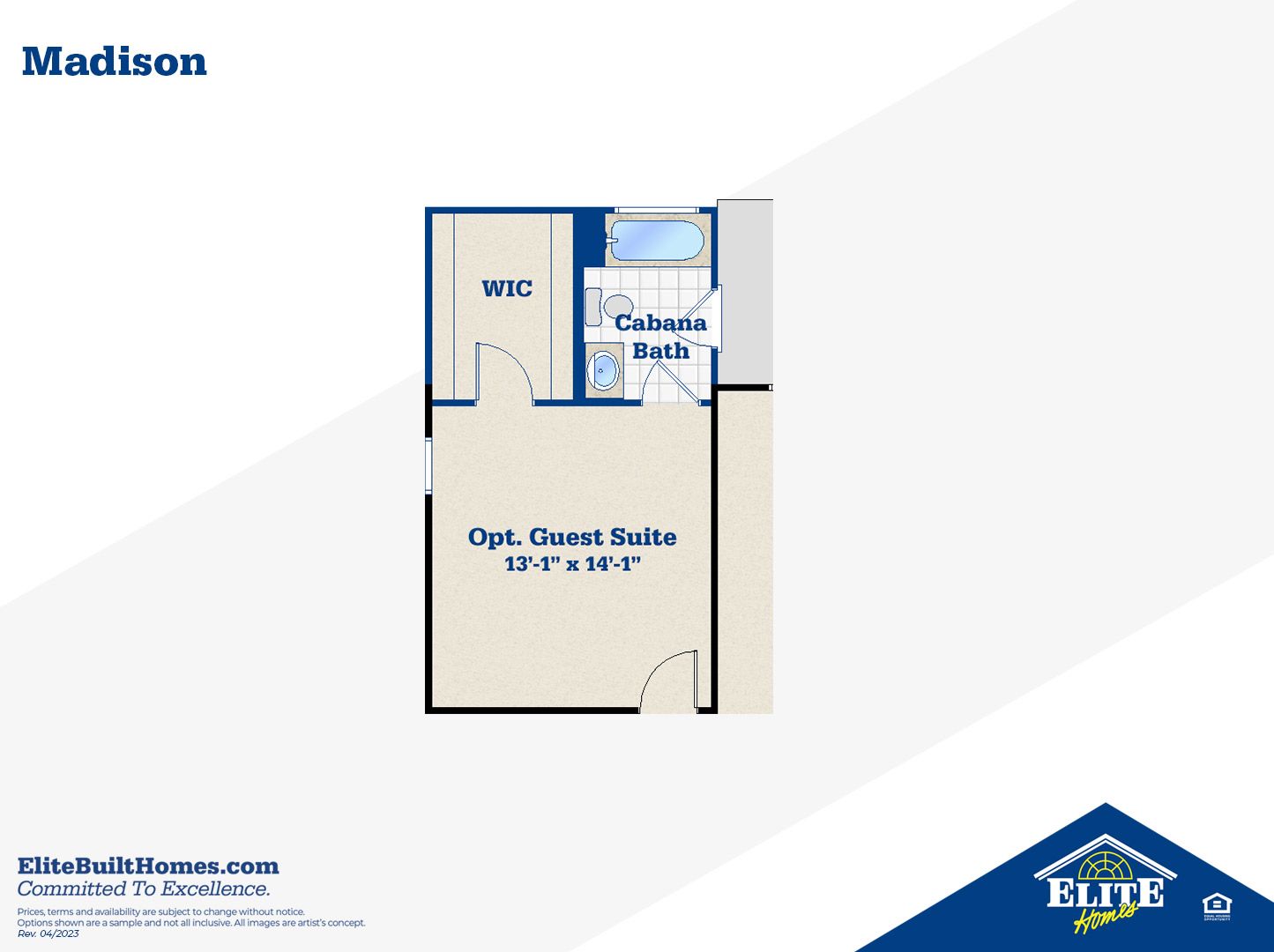 Optional Guest Suite